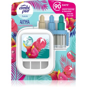 AmbiPur 3volution Aloha odorizant electric cu rezervã - imagine 2